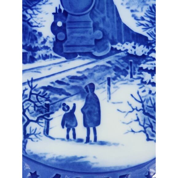 Royal Copenhagen Going Home For Christmas 1973 Wall Decor Plate 7" Denmark Vtg - Picture 5 of 13